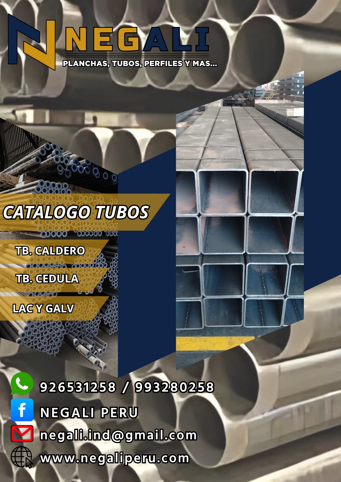 CATÁLOGO TUBOS